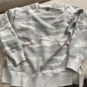 Aerie Camo Crew Neck Sweater